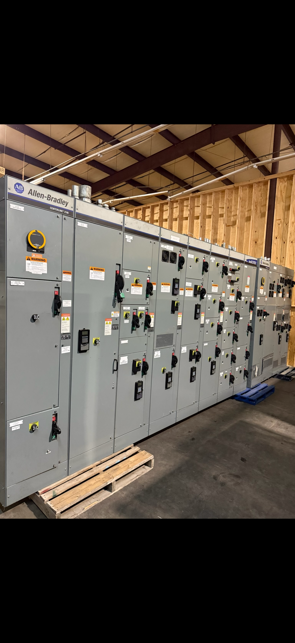 Owner-supplied motor control centers available for buyer review